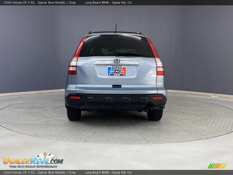 2009 Honda CR-V EX Glacier Blue Metallic / Gray Photo #4