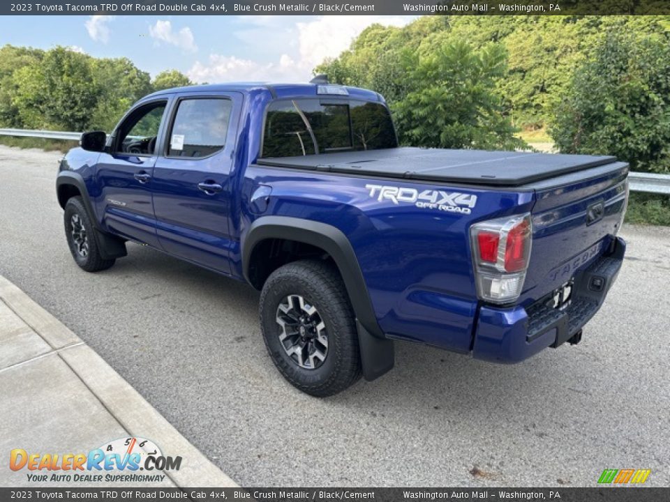 2023 Toyota Tacoma TRD Off Road Double Cab 4x4 Blue Crush Metallic / Black/Cement Photo #2