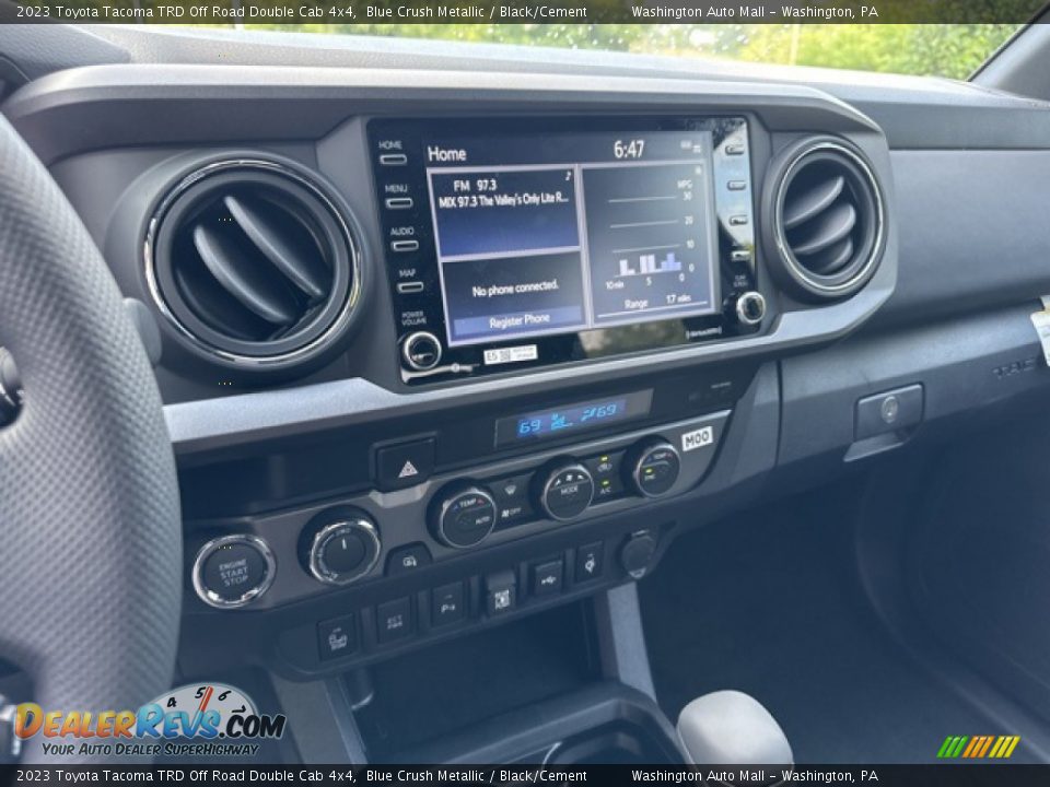 Controls of 2023 Toyota Tacoma TRD Off Road Double Cab 4x4 Photo #5