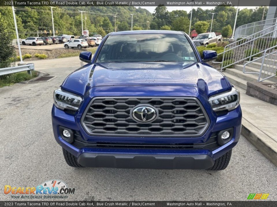 2023 Toyota Tacoma TRD Off Road Double Cab 4x4 Blue Crush Metallic / Black/Cement Photo #6