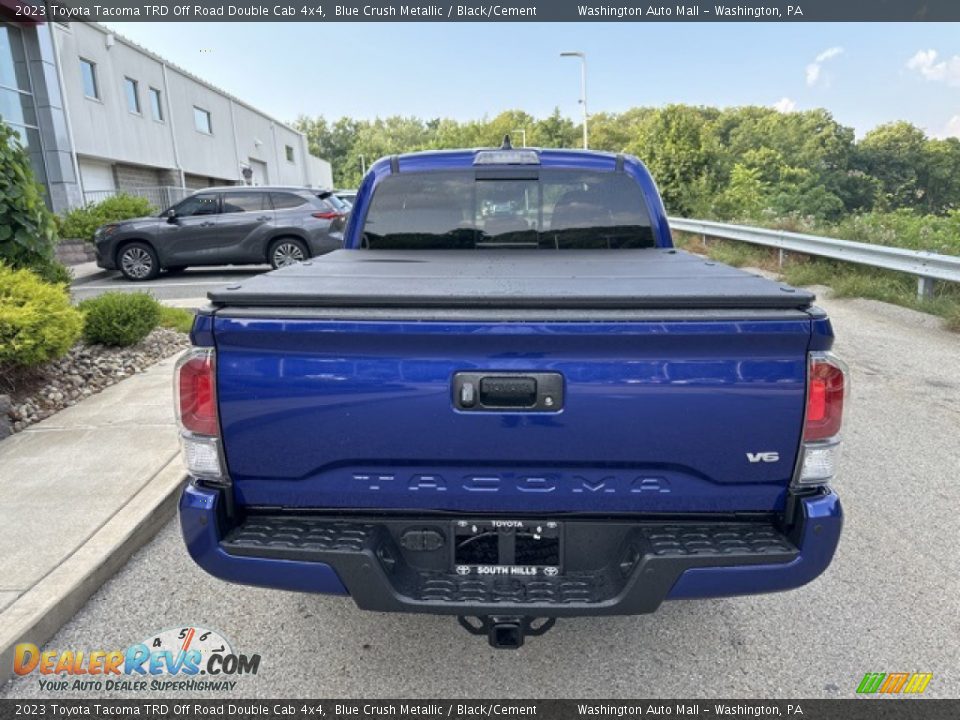 2023 Toyota Tacoma TRD Off Road Double Cab 4x4 Blue Crush Metallic / Black/Cement Photo #8