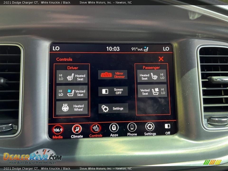 Controls of 2021 Dodge Charger GT Photo #25