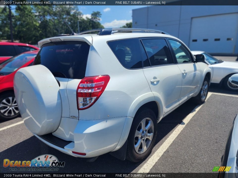 2009 Toyota RAV4 Limited 4WD Blizzard White Pearl / Dark Charcoal Photo #3