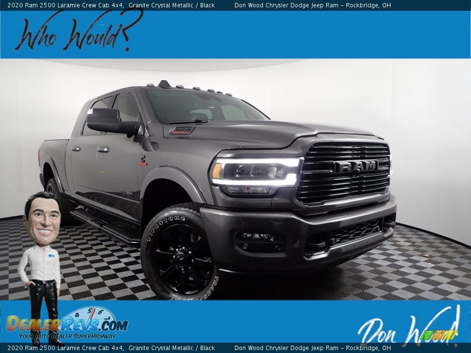 2020 Ram 2500 Laramie Crew Cab 4x4 Granite Crystal Metallic / Black Photo #1