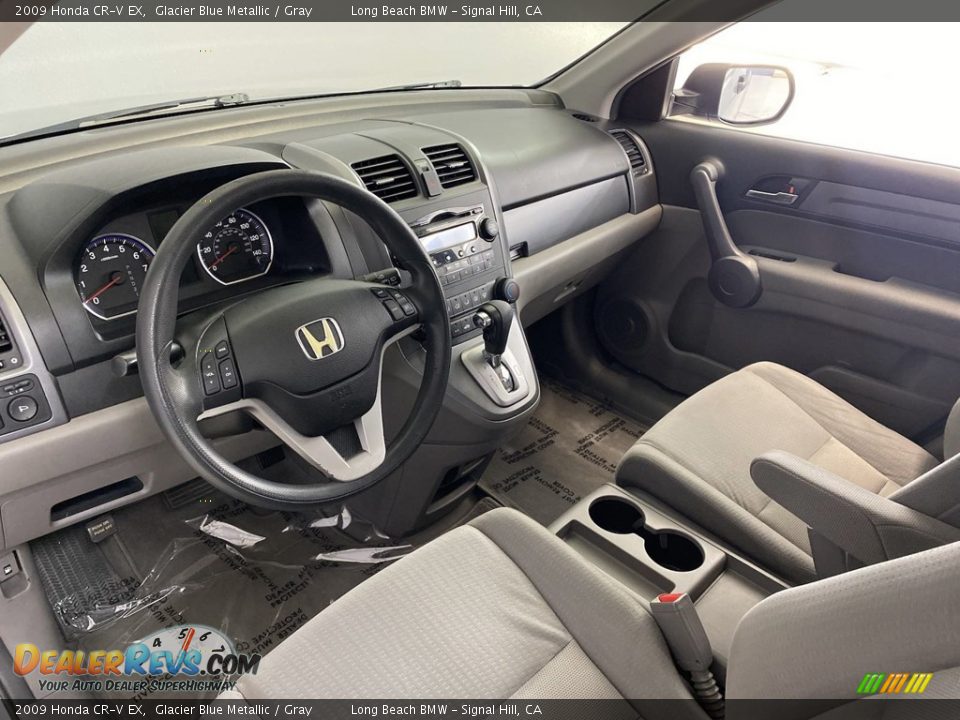 Gray Interior - 2009 Honda CR-V EX Photo #16