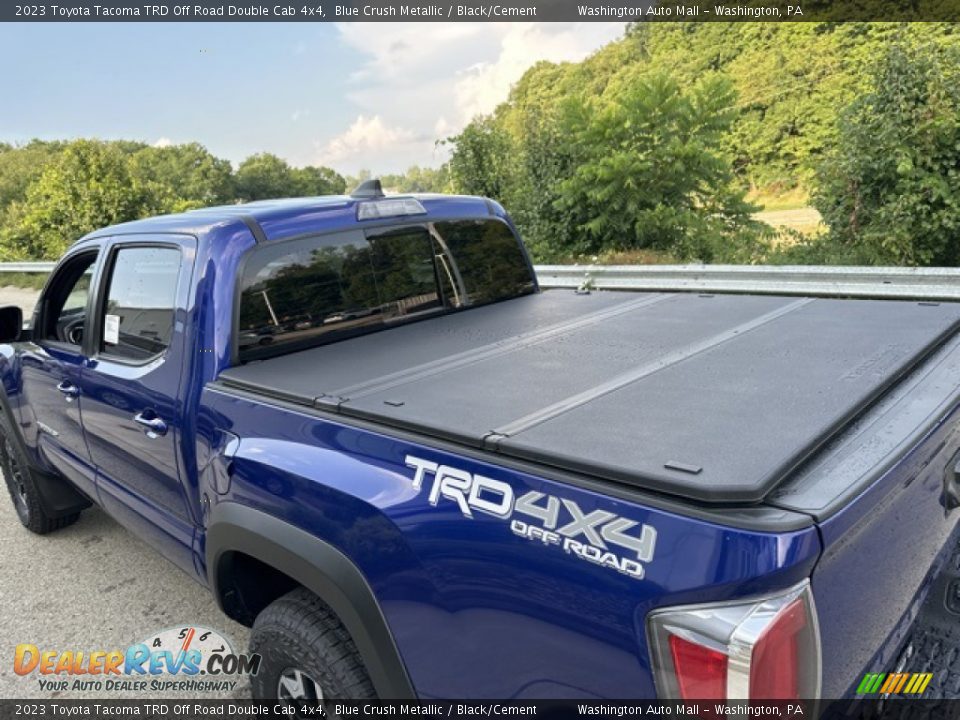 2023 Toyota Tacoma TRD Off Road Double Cab 4x4 Blue Crush Metallic / Black/Cement Photo #22