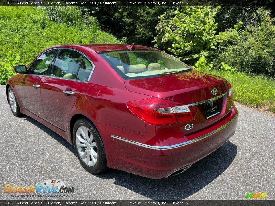 Cabernet Red Pearl 2013 Hyundai Genesis 3.8 Sedan Photo #10