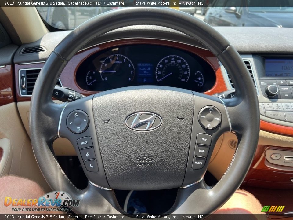 2013 Hyundai Genesis 3.8 Sedan Steering Wheel Photo #19