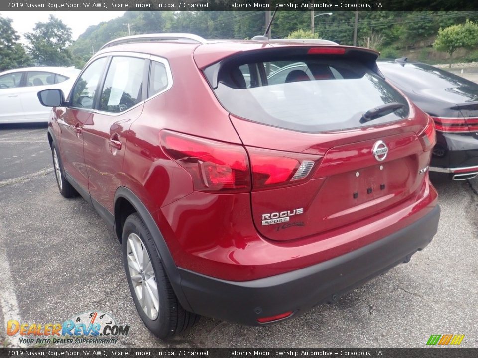 2019 Nissan Rogue Sport SV AWD Scarlet Ember Tintcoat / Charcoal Photo #2