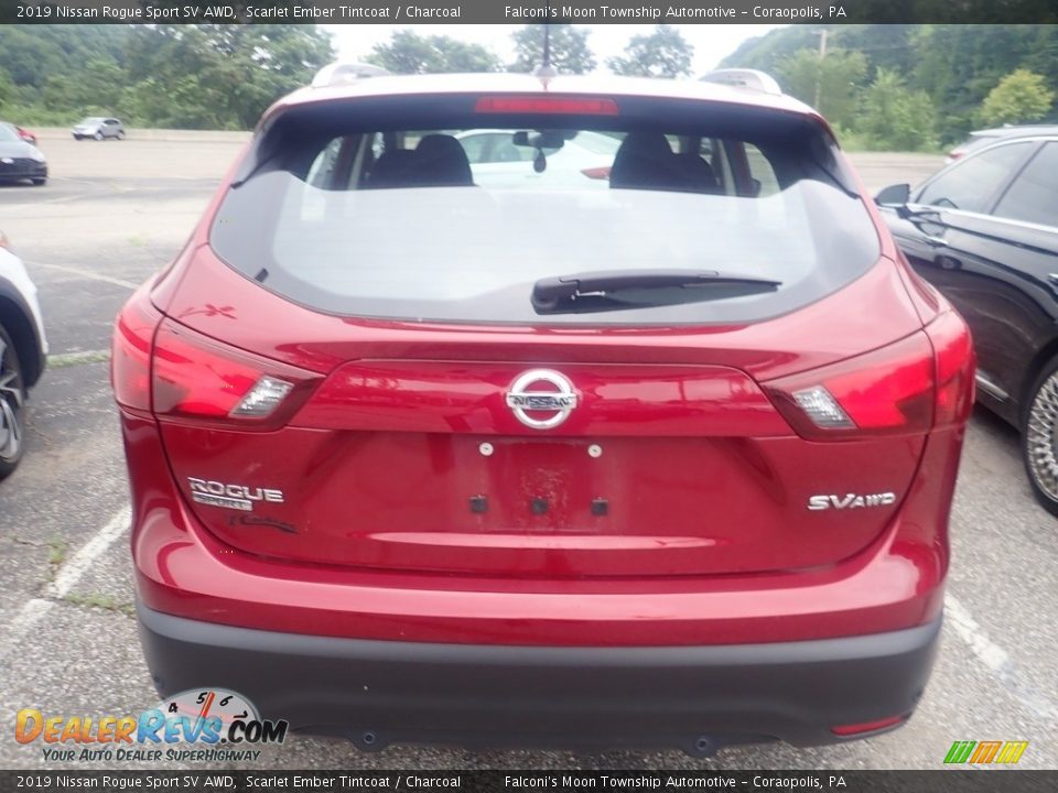 2019 Nissan Rogue Sport SV AWD Scarlet Ember Tintcoat / Charcoal Photo #3