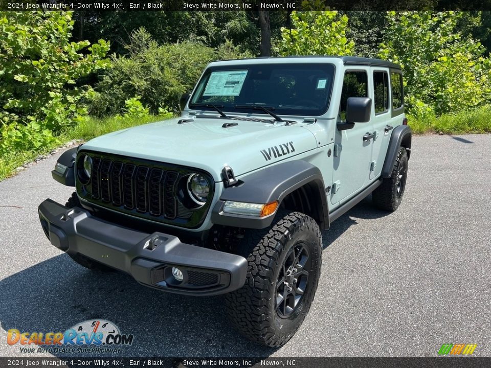 2024 Jeep Wrangler 4-Door Willys 4x4 Earl / Black Photo #2