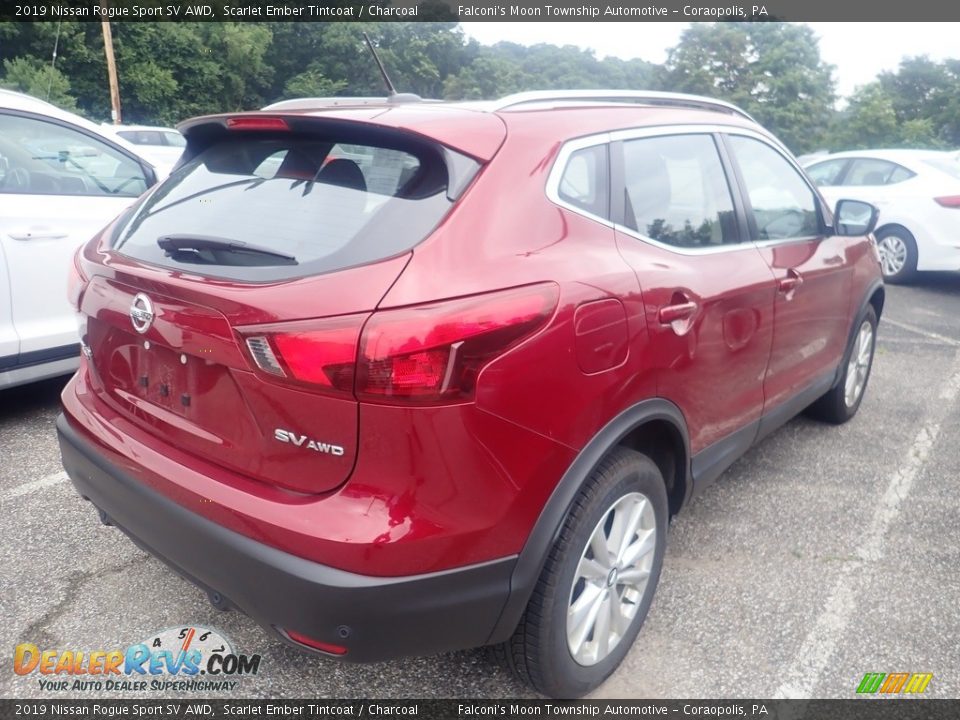 2019 Nissan Rogue Sport SV AWD Scarlet Ember Tintcoat / Charcoal Photo #4