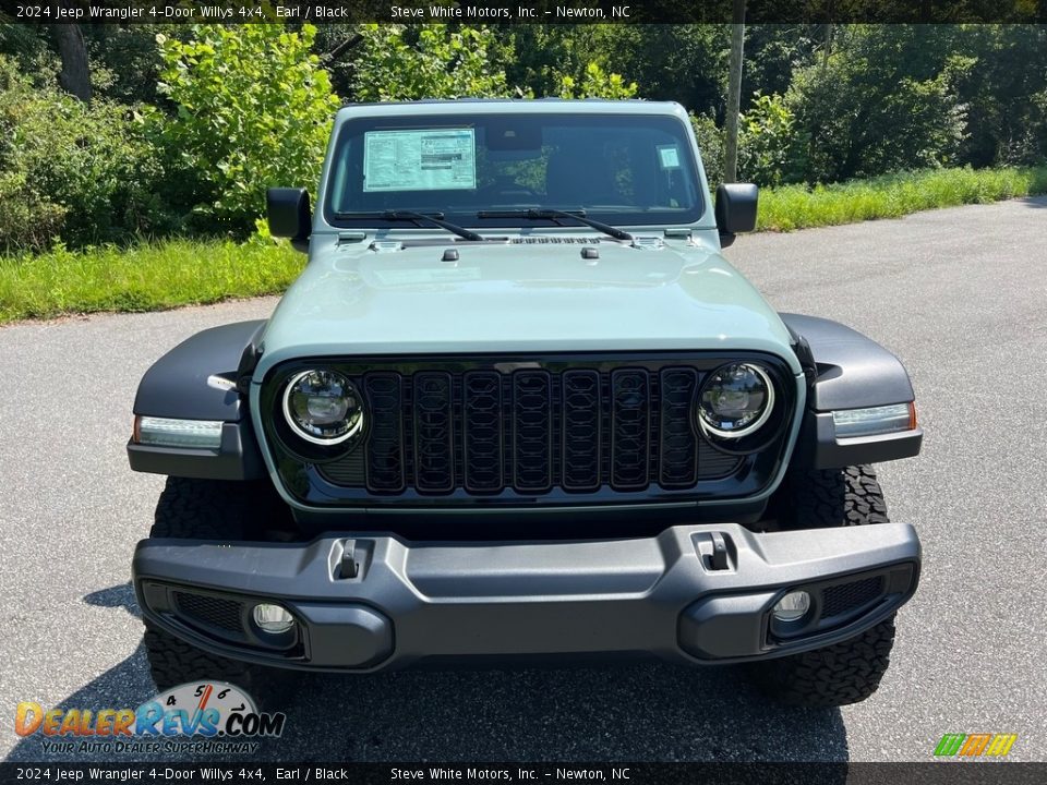 2024 Jeep Wrangler 4-Door Willys 4x4 Earl / Black Photo #3