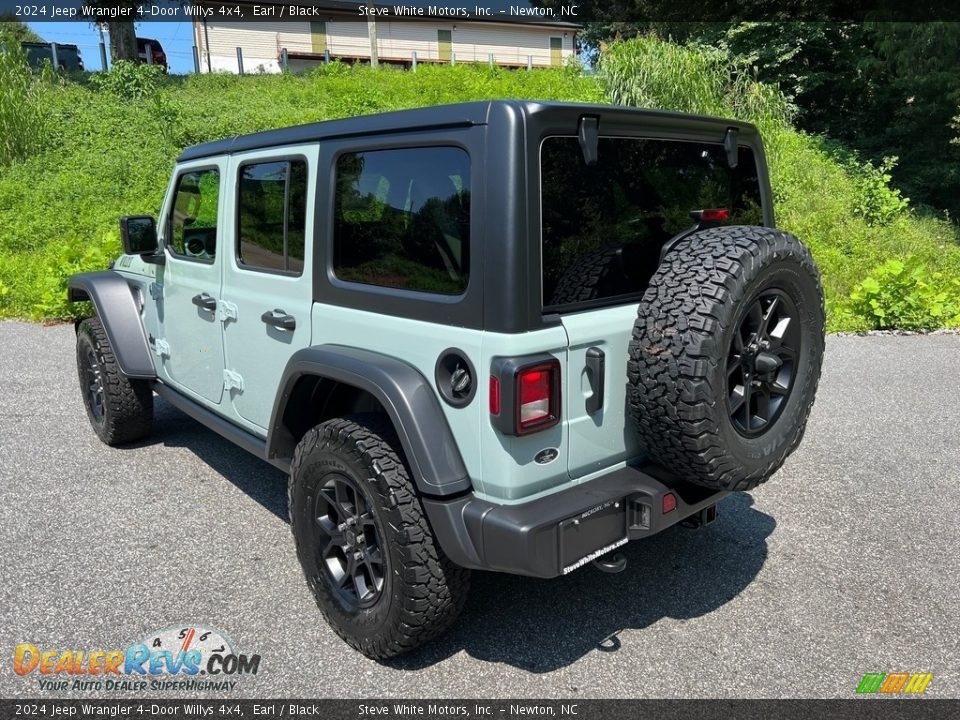 2024 Jeep Wrangler 4-Door Willys 4x4 Earl / Black Photo #8