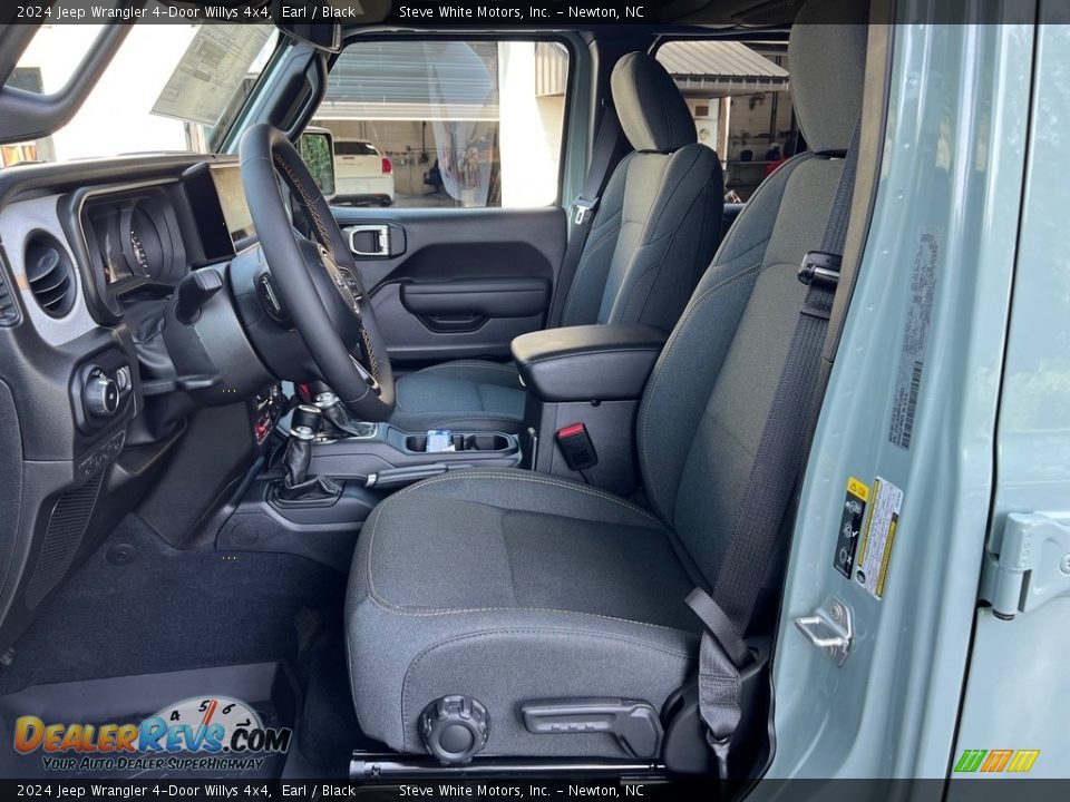 Front Seat of 2024 Jeep Wrangler 4-Door Willys 4x4 Photo #10