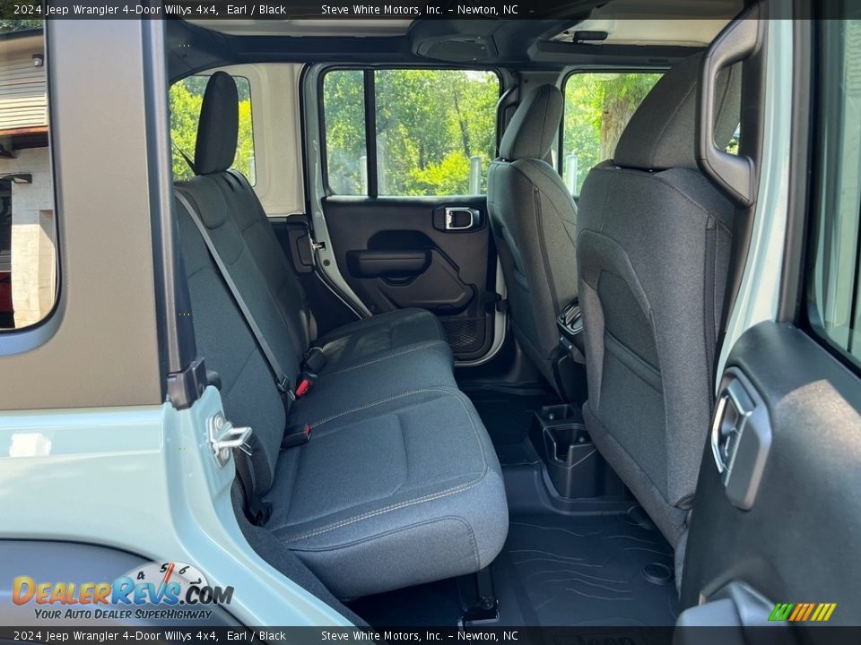 Rear Seat of 2024 Jeep Wrangler 4-Door Willys 4x4 Photo #15