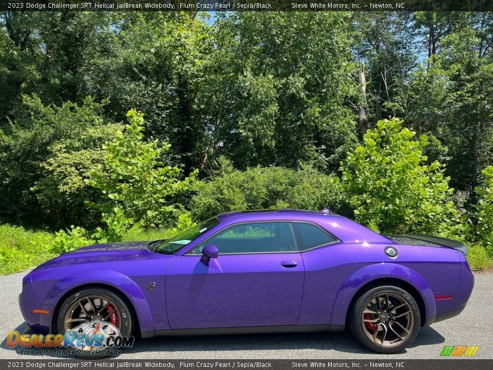 Plum Crazy Pearl 2023 Dodge Challenger SRT Hellcat JailBreak Widebody Photo #1