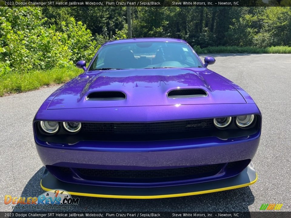 2023 Dodge Challenger SRT Hellcat JailBreak Widebody Plum Crazy Pearl / Sepia/Black Photo #3