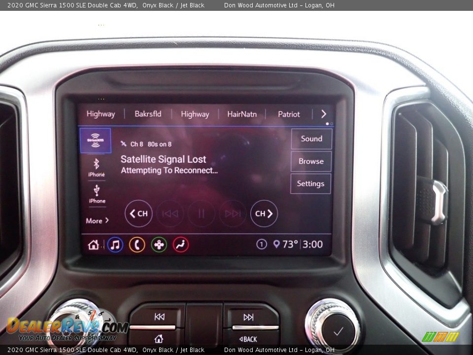 2020 GMC Sierra 1500 SLE Double Cab 4WD Onyx Black / Jet Black Photo #2