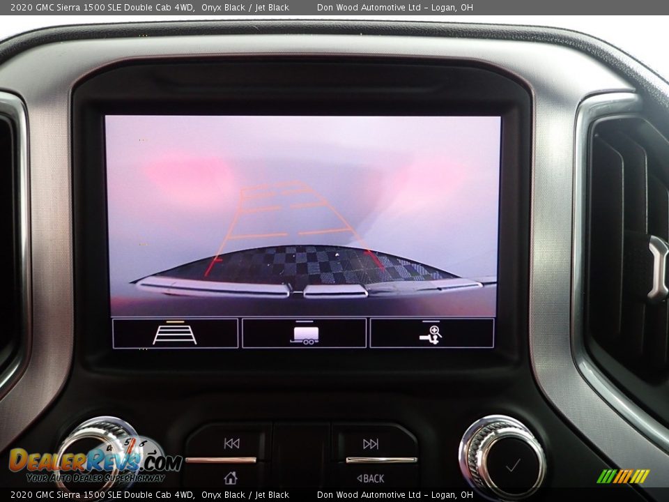 2020 GMC Sierra 1500 SLE Double Cab 4WD Onyx Black / Jet Black Photo #3