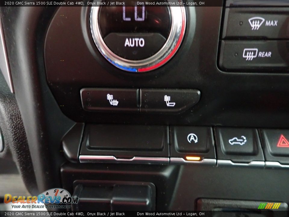 2020 GMC Sierra 1500 SLE Double Cab 4WD Onyx Black / Jet Black Photo #4