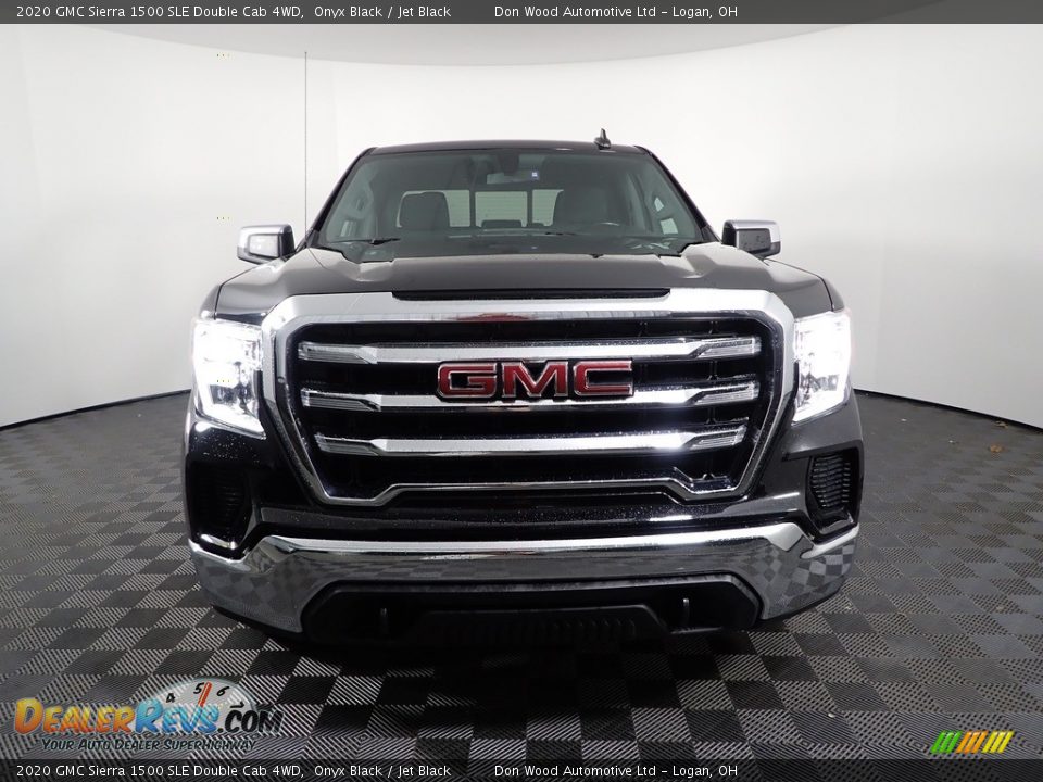 2020 GMC Sierra 1500 SLE Double Cab 4WD Onyx Black / Jet Black Photo #5