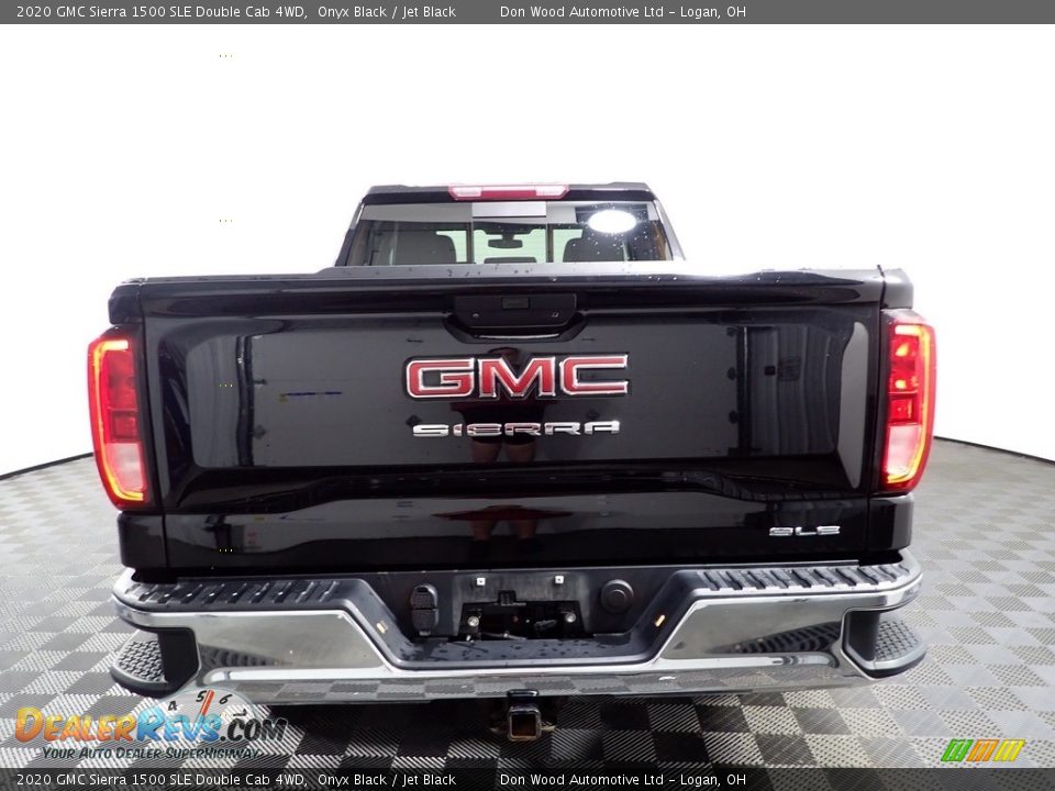 2020 GMC Sierra 1500 SLE Double Cab 4WD Onyx Black / Jet Black Photo #8