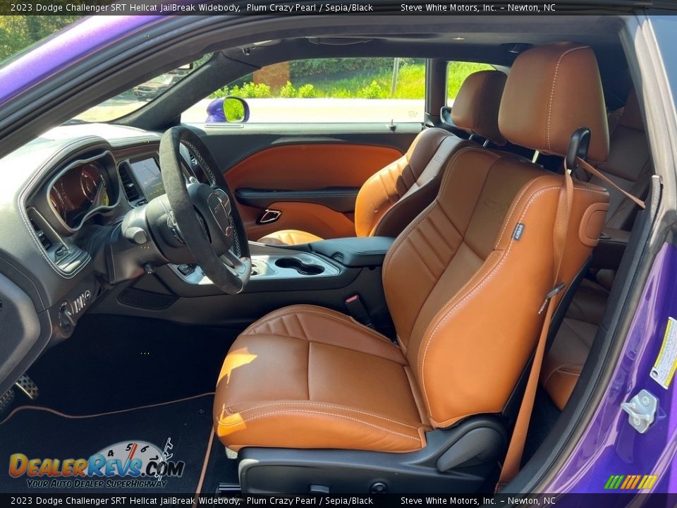 Sepia/Black Interior - 2023 Dodge Challenger SRT Hellcat JailBreak Widebody Photo #14