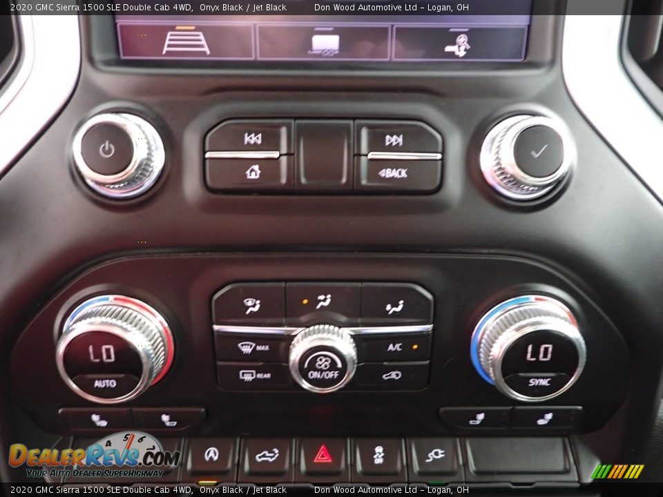 2020 GMC Sierra 1500 SLE Double Cab 4WD Onyx Black / Jet Black Photo #18