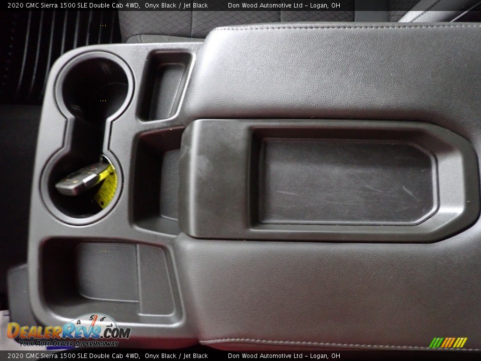 2020 GMC Sierra 1500 SLE Double Cab 4WD Onyx Black / Jet Black Photo #20
