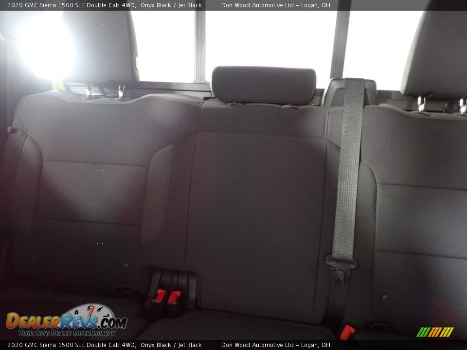 2020 GMC Sierra 1500 SLE Double Cab 4WD Onyx Black / Jet Black Photo #21