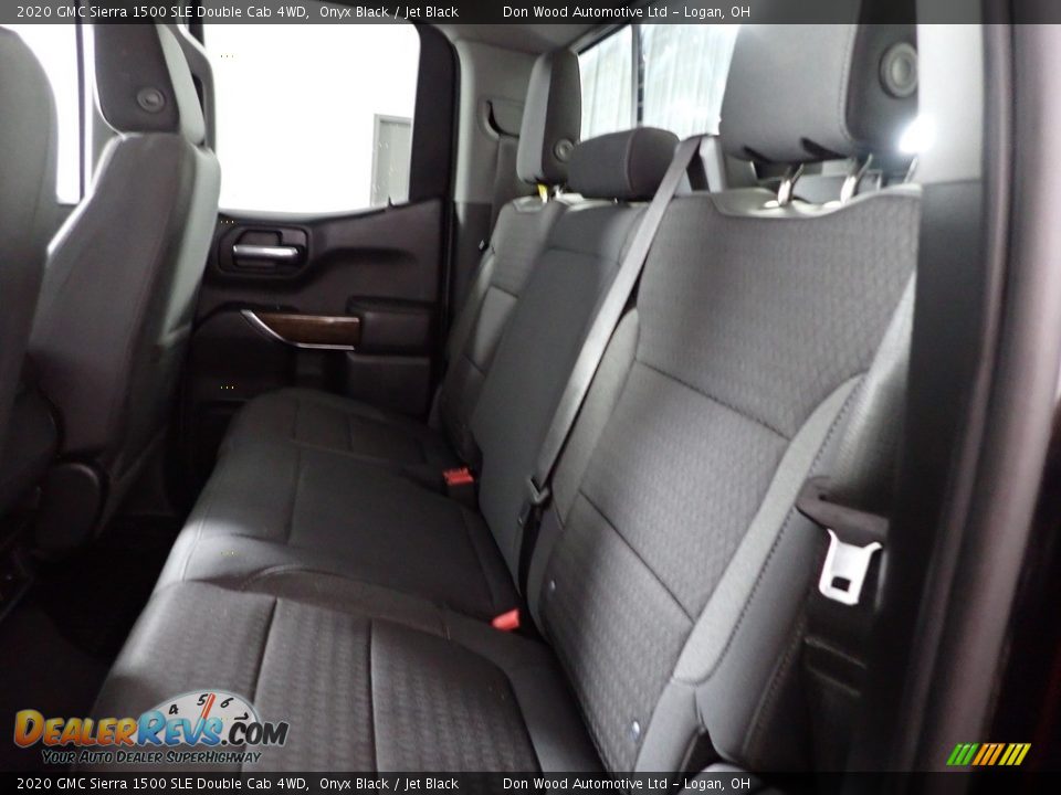 2020 GMC Sierra 1500 SLE Double Cab 4WD Onyx Black / Jet Black Photo #24