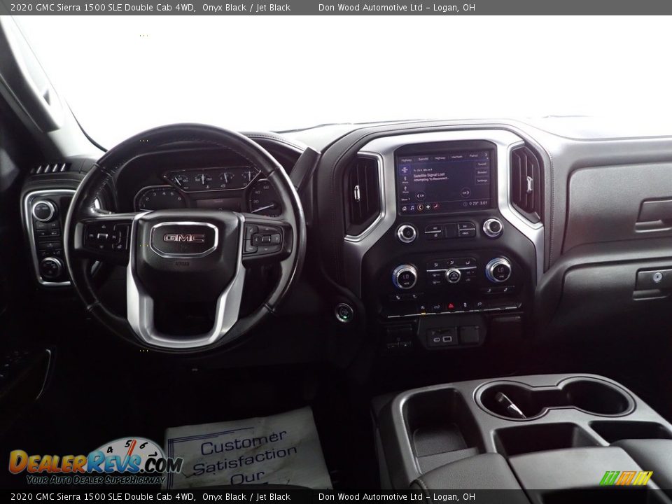 2020 GMC Sierra 1500 SLE Double Cab 4WD Onyx Black / Jet Black Photo #25
