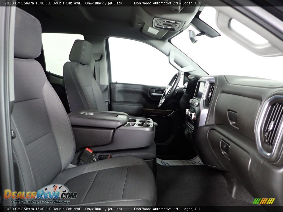 2020 GMC Sierra 1500 SLE Double Cab 4WD Onyx Black / Jet Black Photo #27