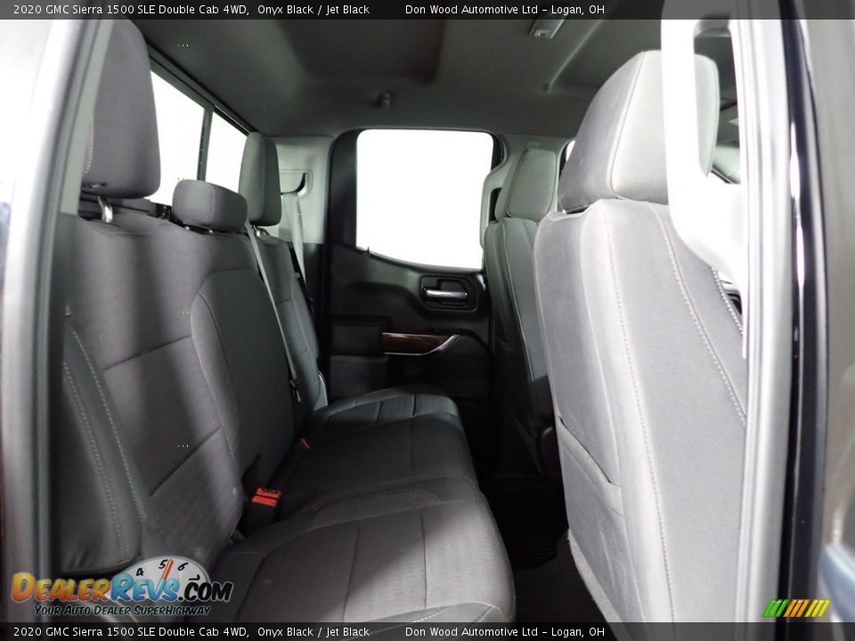 2020 GMC Sierra 1500 SLE Double Cab 4WD Onyx Black / Jet Black Photo #29