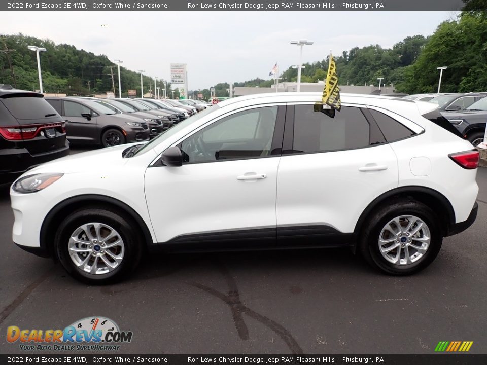 2022 Ford Escape SE 4WD Oxford White / Sandstone Photo #5