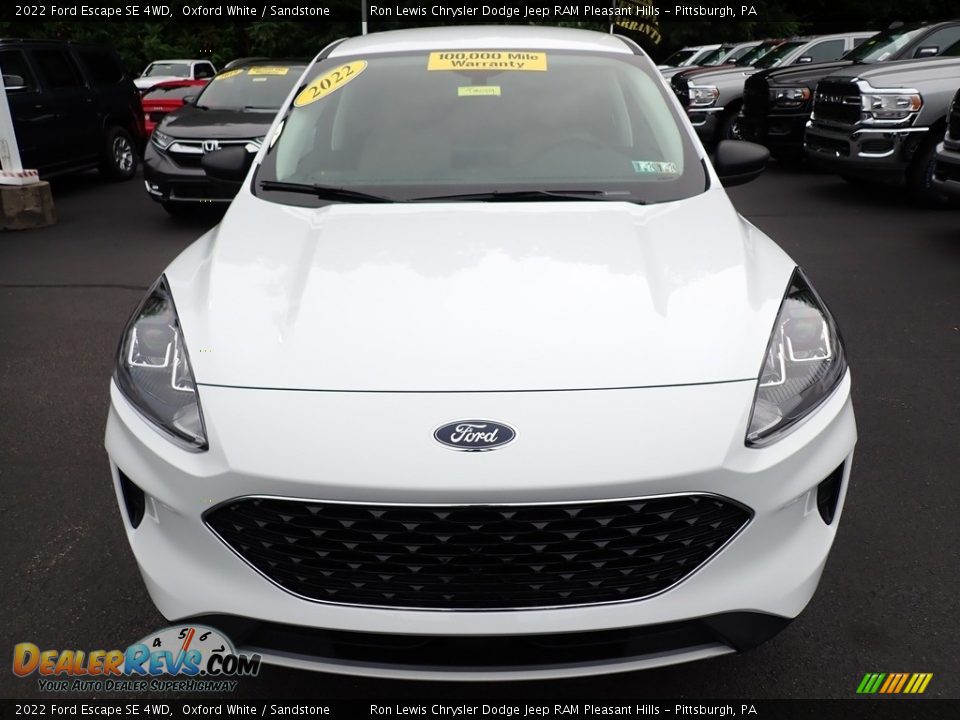 2022 Ford Escape SE 4WD Oxford White / Sandstone Photo #9