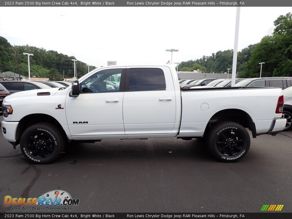 2023 Ram 2500 Big Horn Crew Cab 4x4 Bright White / Black Photo #2