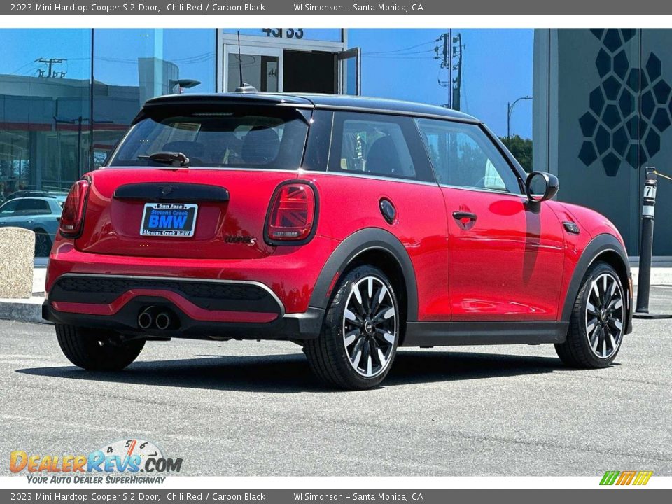 2023 Mini Hardtop Cooper S 2 Door Chili Red / Carbon Black Photo #4