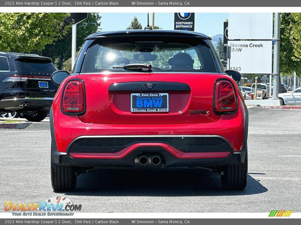 2023 Mini Hardtop Cooper S 2 Door Chili Red / Carbon Black Photo #5