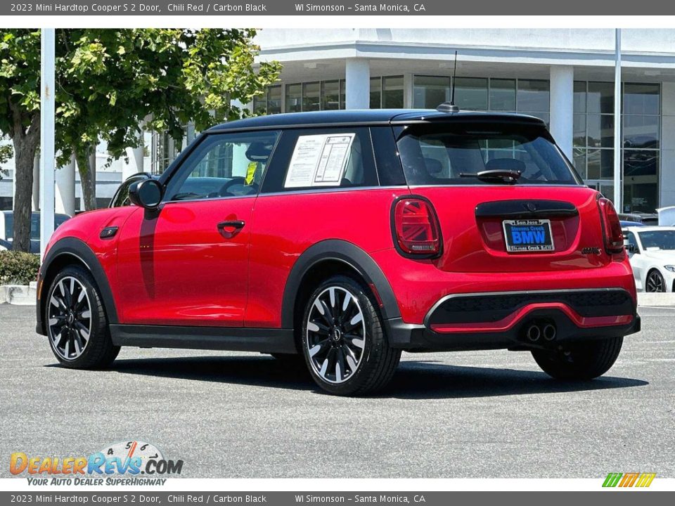 2023 Mini Hardtop Cooper S 2 Door Chili Red / Carbon Black Photo #6