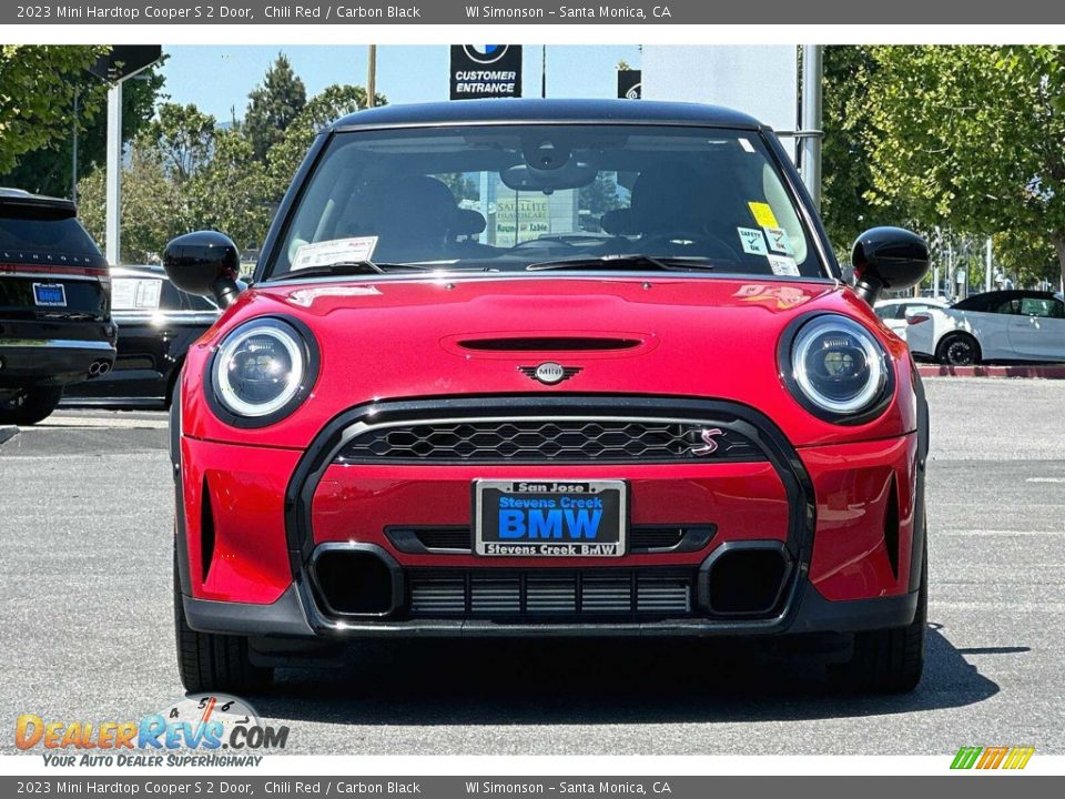 2023 Mini Hardtop Cooper S 2 Door Chili Red / Carbon Black Photo #9