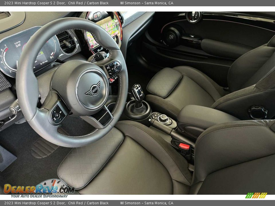 Carbon Black Interior - 2023 Mini Hardtop Cooper S 2 Door Photo #10