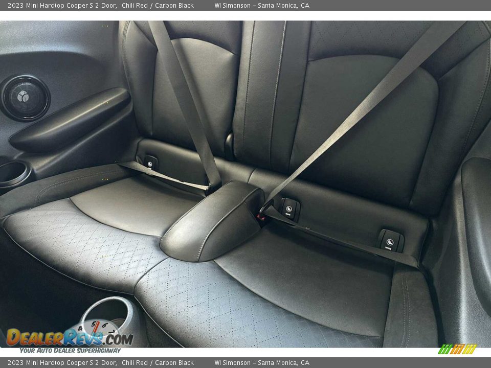Rear Seat of 2023 Mini Hardtop Cooper S 2 Door Photo #12