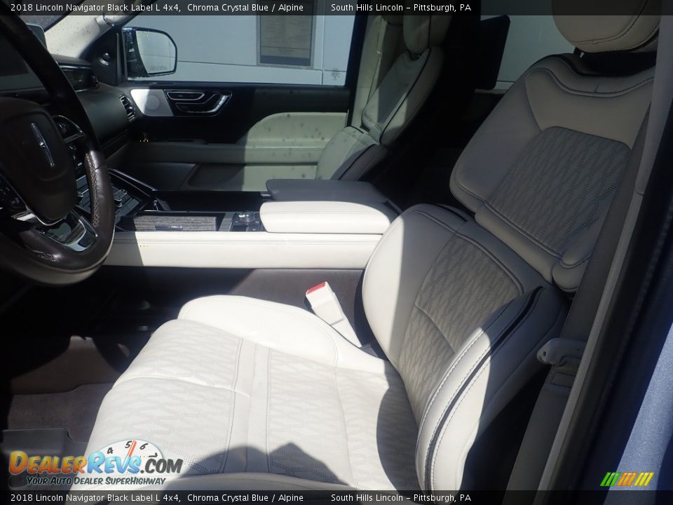 Front Seat of 2018 Lincoln Navigator Black Label L 4x4 Photo #15