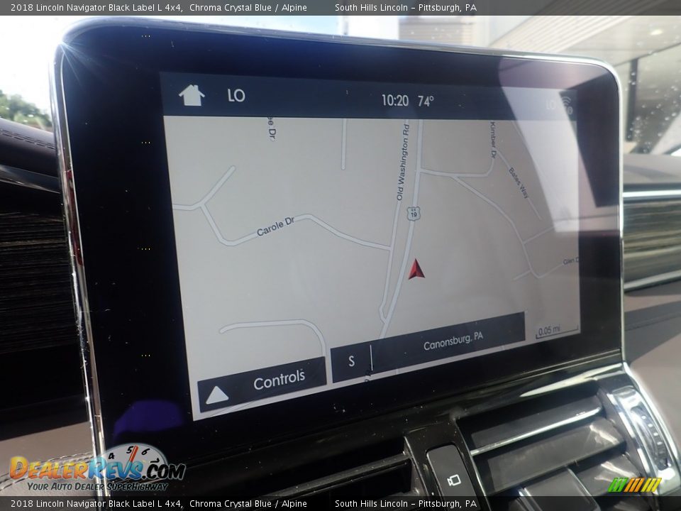 Navigation of 2018 Lincoln Navigator Black Label L 4x4 Photo #21