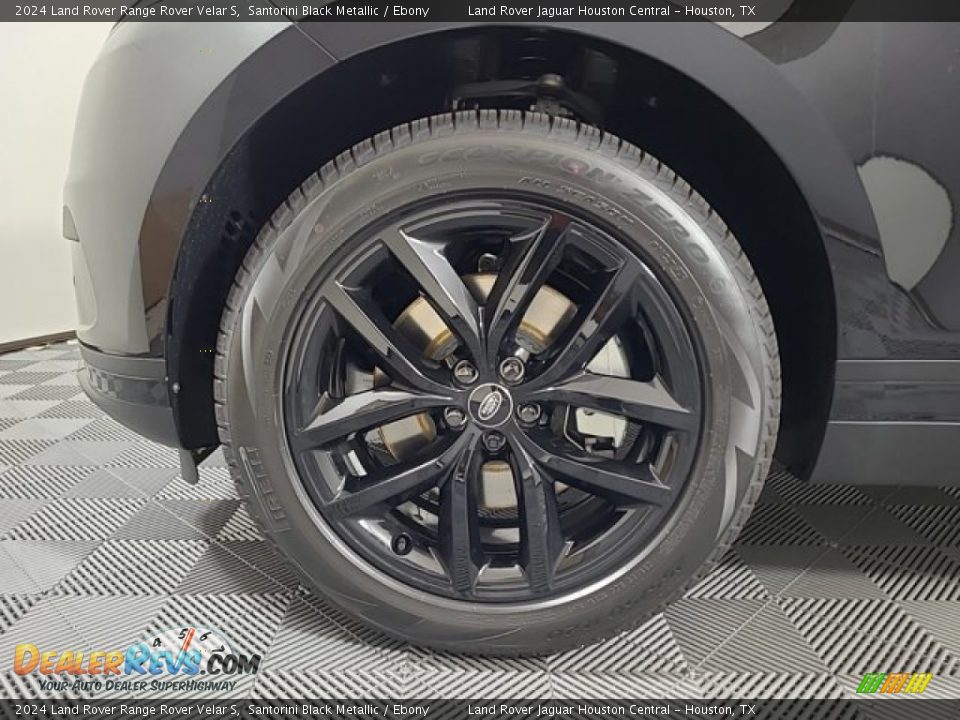 2024 Land Rover Range Rover Velar S Santorini Black Metallic / Ebony Photo #9