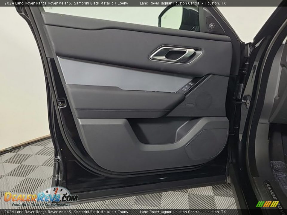 2024 Land Rover Range Rover Velar S Santorini Black Metallic / Ebony Photo #13