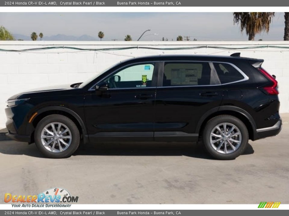 Crystal Black Pearl 2024 Honda CR-V EX-L AWD Photo #6