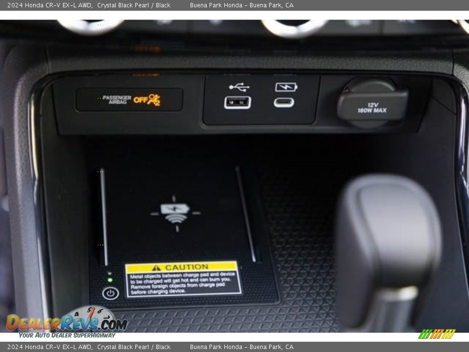 2024 Honda CR-V EX-L AWD Crystal Black Pearl / Black Photo #21